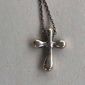 Tiffany Elsa Peretti cross pendant